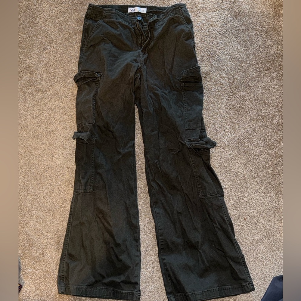 Dark Green Cargo Pants
